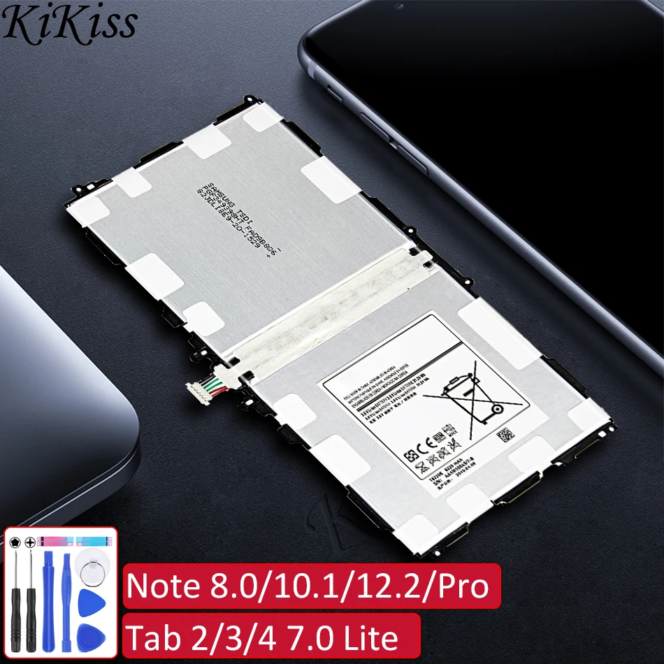 Аккумулятор для Samsung Galaxy Note 8 0 10 1 12 2 Pro/Tab 3 4 7 Lite Edition SM T530 T531 P600 N8010 N8020 P3110 T310 T311