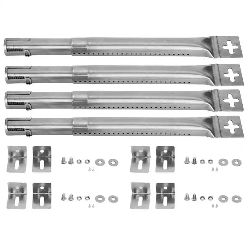 4 шт. Универсальный Нержавеющая сталь трубы горелки инструмент барбекю газовый