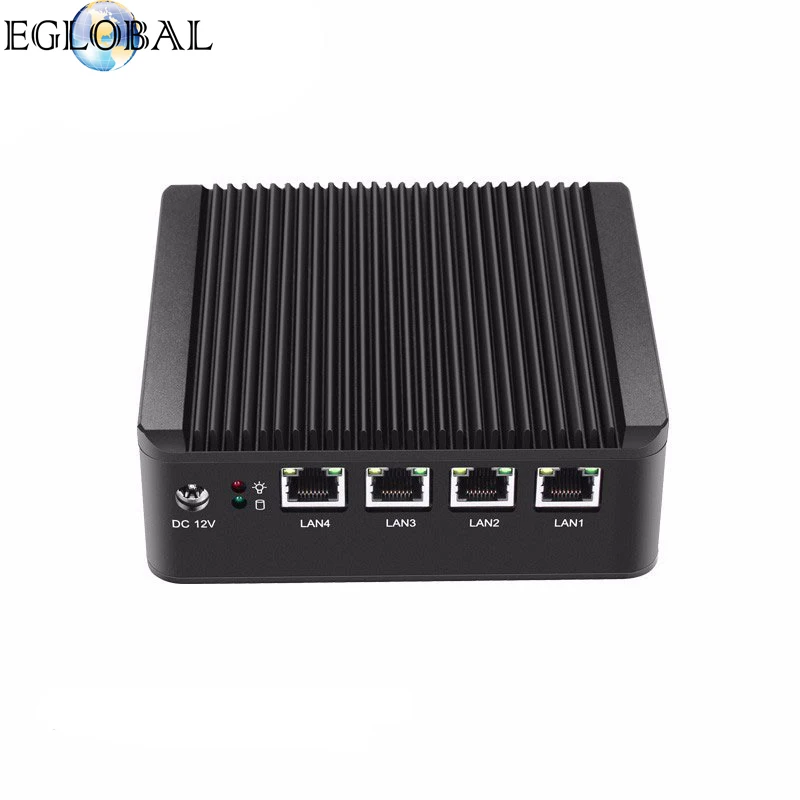 Pfsense mini PC intel Celeron J1900 VGA Watch Dog брандмауэр промышленный безвентиляторный мини ПК 4 *