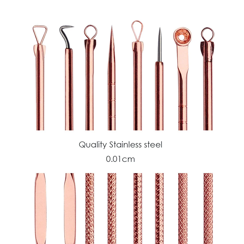 4 шт. Угри экстрактор de cravo розово золотистый и черный горошек чистящее средство