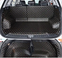 High quality Full set car trunk mats for Hyundai Tucson 2017 waterproof boot carpets cargo liner mat for Tucson 2016 2021