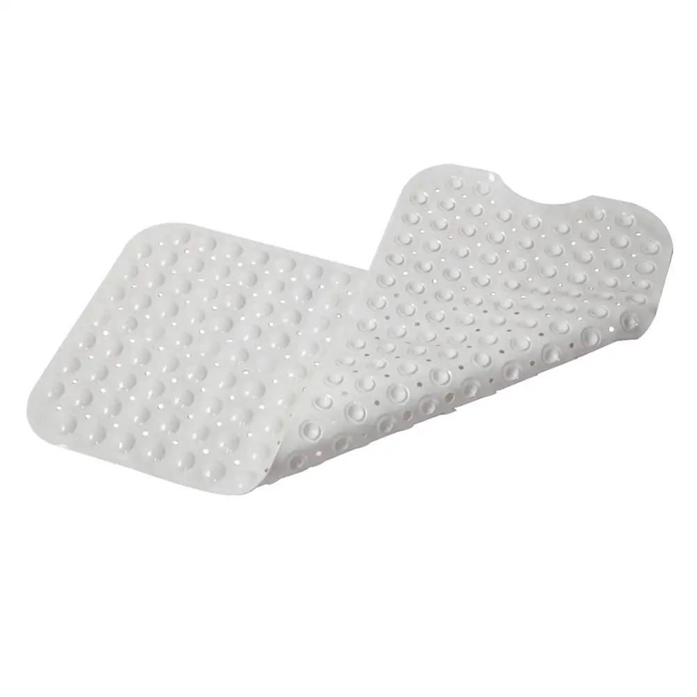 

Bathroom Bathtub Non-slip Bath Mat 99*39cm Milky White Home Bathroom Mat PVC Floor Foot Massage Pad Hotel Safety