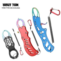 haut ton stainless steel fish gripper cutter plier lip control hold with weight scale ruler tool carp fishing clamp clip tackles