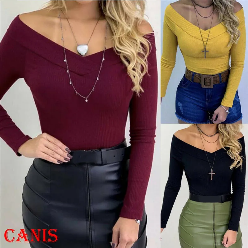 

Womens Lady Long Sleeve Slim Bodysuit Stretch Leotard Solid Tops Romper Jumpsuit Jumpsuit Bodysuit Stretch Leotard Top Blouse