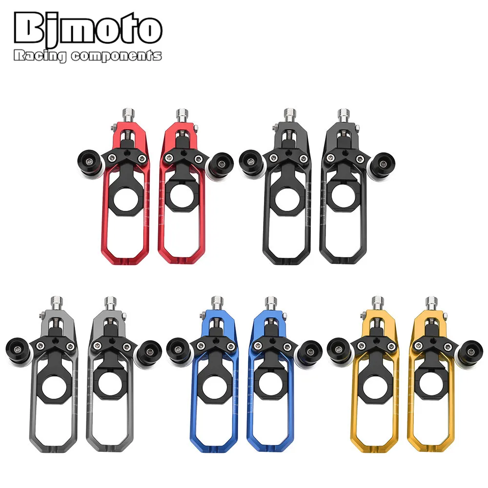 

For Suzuki GSXR1000 GSXR 1000 K9 2009-2015 Motorcycle Chain Adjuster Blocks Spindles CNC Tensioners Catenary with Spools