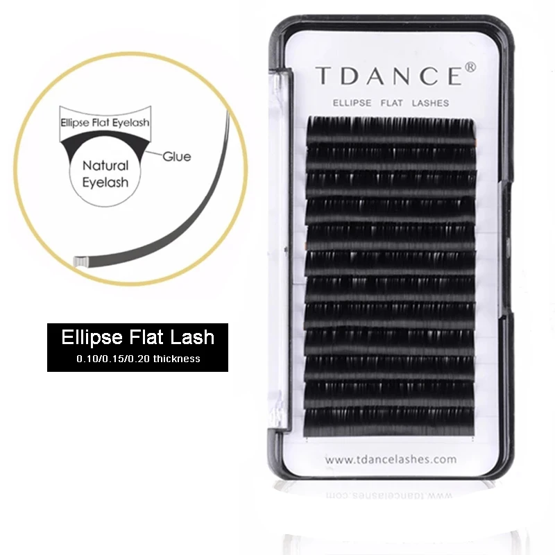 TDANCE плоские C/CC/D/DD эллипса в форме естественного света накладные матовые