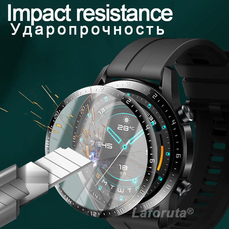 Полная защита экрана для Amazfit GTR 3 Прозрачная 3D изогнутая мягкая защитная пленка