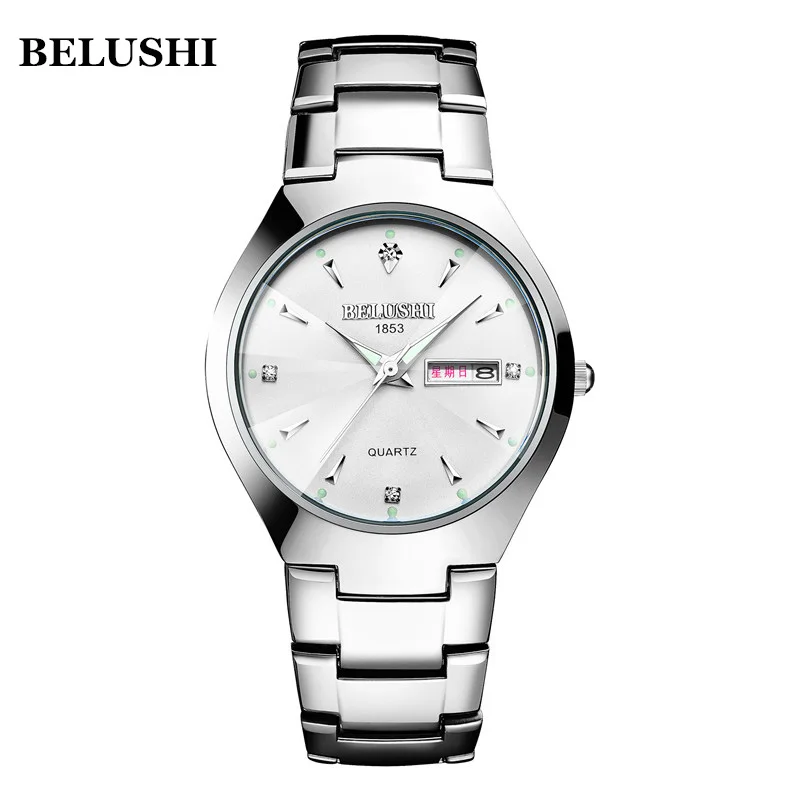 Часы наручные мужские и женские модные парные водонепроницаемые кварцевые из