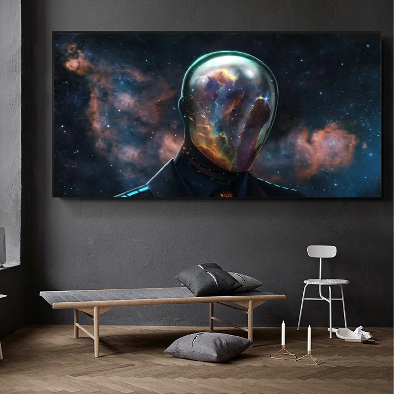 

Space Police Canvas Pictures Astronaut Poster Planet Earth Moon Poster Home Decor Cosmonauts Space Living Room Modern Wall Art