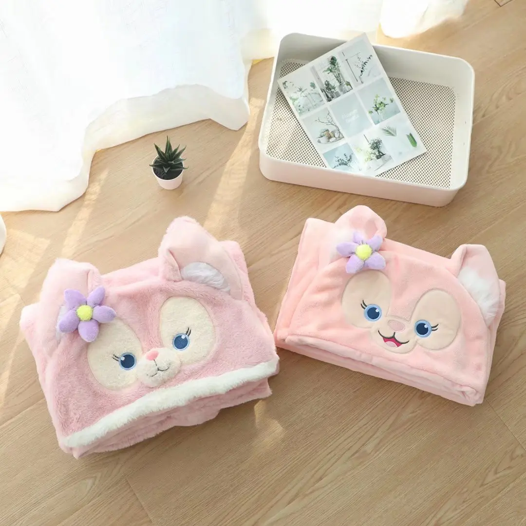 

Аниме периферийный Стич новый друг LinaBell кавайная плюшевая накидка кондиционер одеяло лиса украшение подарки для девочек