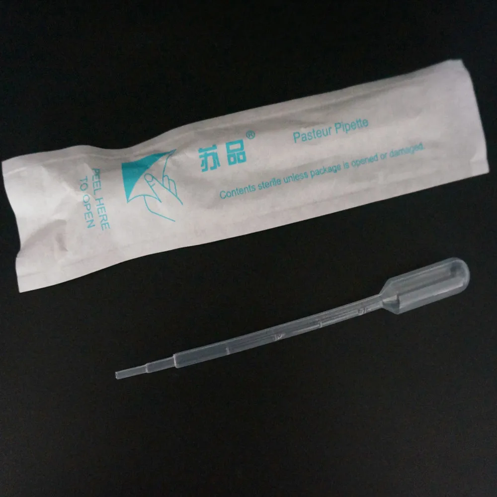 100 шт. стерильные переносные пипетки 1 мл 2 3 3ml L пластиковые паспортные с