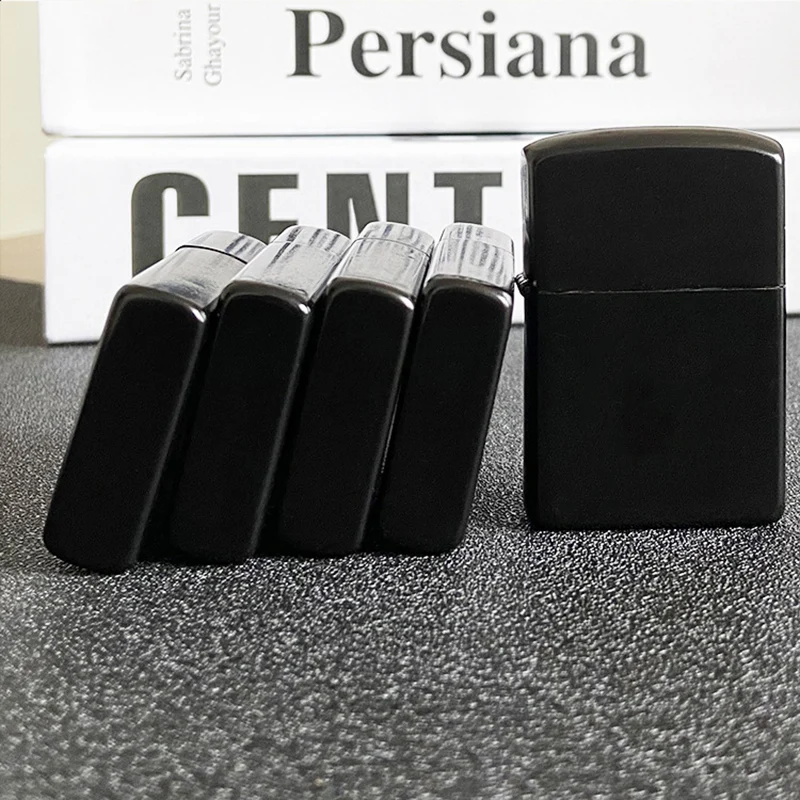 Creative Portable Metal Lighters Windproof Gas Lighter Double Fire Torch Open Flame Cigarette Cigar Butane | Дом и сад