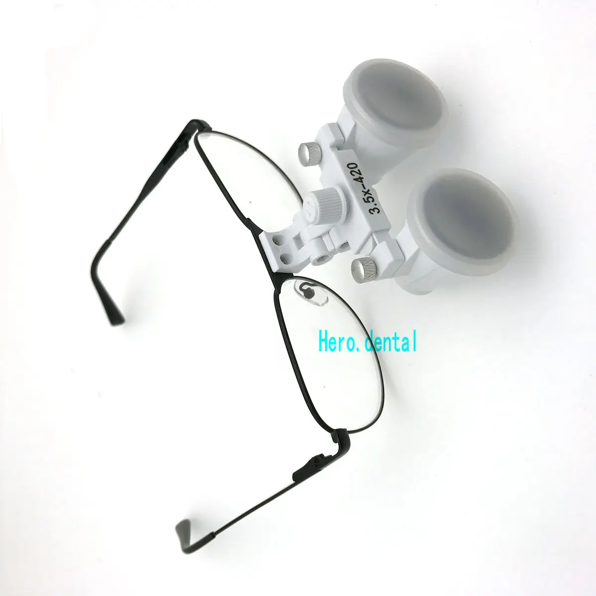 3.5X увеличение ENT медицинская стоматологическая лупа металлическая рама сменная