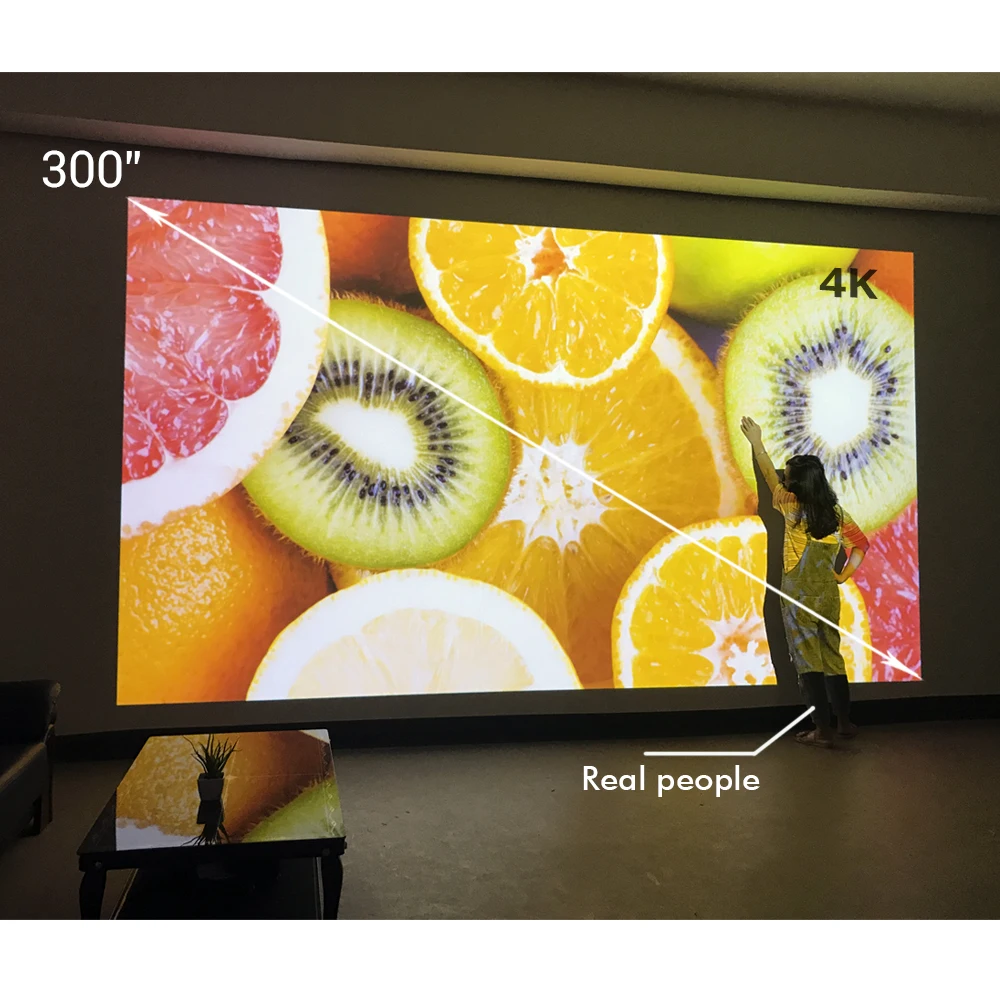 

BYINTEK R19 Full HD 1080P 2K 3D 4K 300inch Smart Android WIFI Video LED Portable Mini DLP ProjectorBeamer Projetor for Cinema