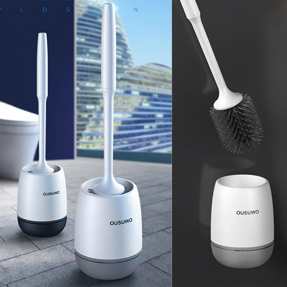 Щетка унитаза с антибактериальным покрытием для ванной комнаты | Обустройство