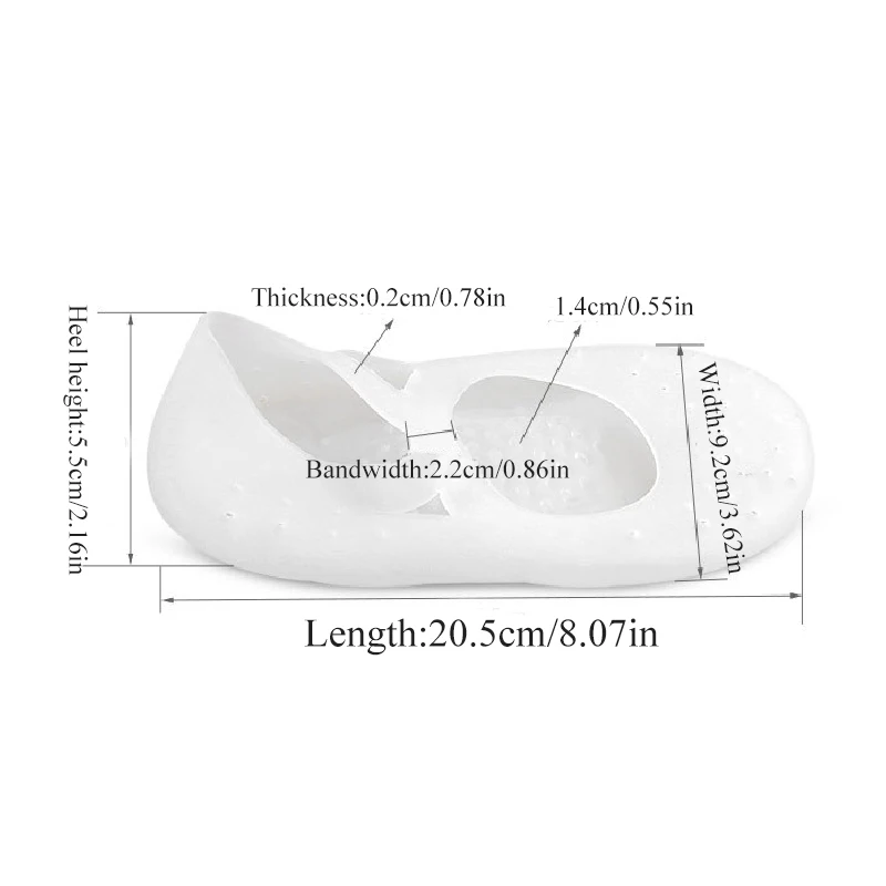 Хит унисекс невидимые носки увеличивающие рост пятки силиконовые стельки