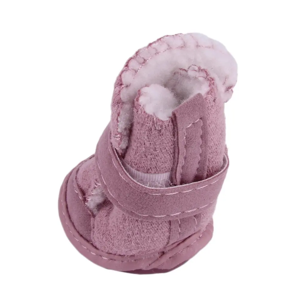 Новинка 2018 года модная обувь для домашних животных 2 цвета зимние сапоги детей