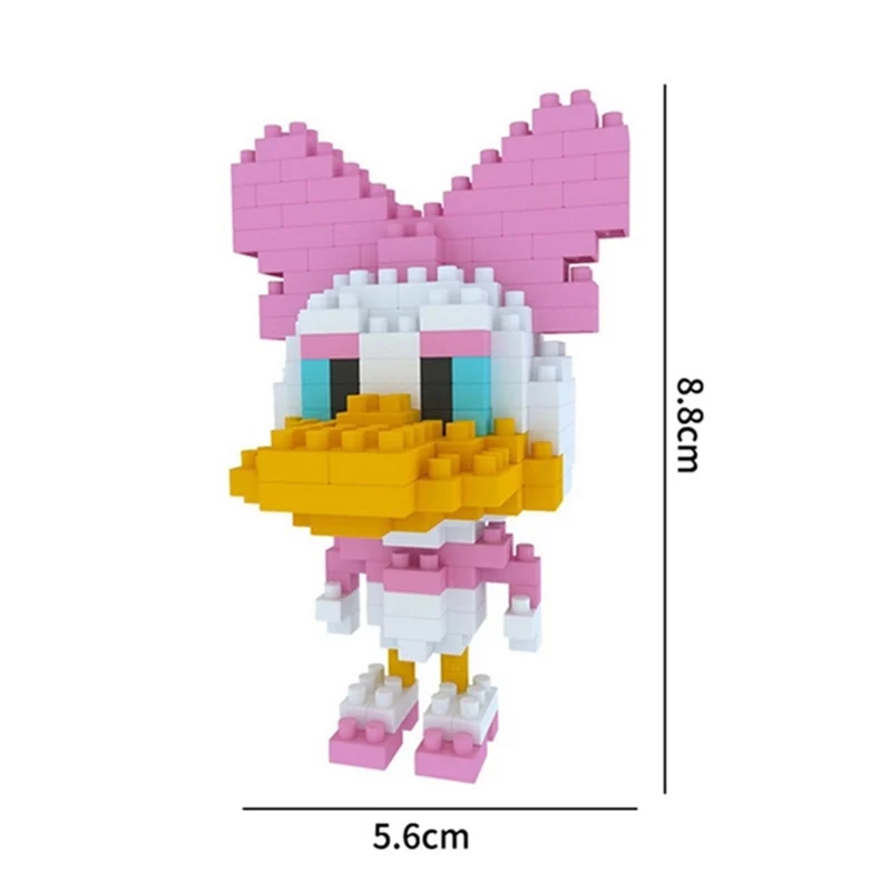 Дисней мультфильм здание мини Микки Маус блоки Строительные кирпичные игрушки