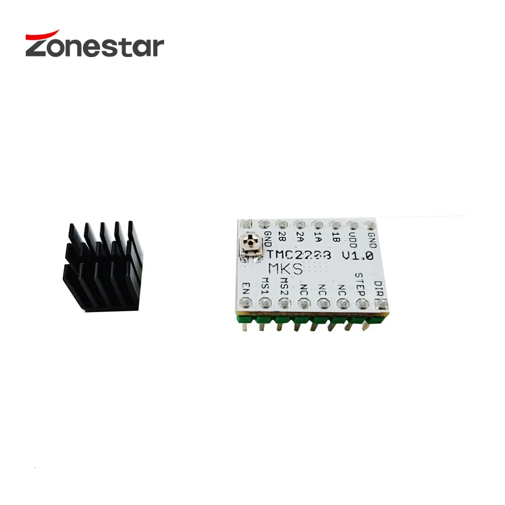 TMC2208 StepStick шаговый двигатель драйвер модуль с теплоотводом бесшумный Отличная