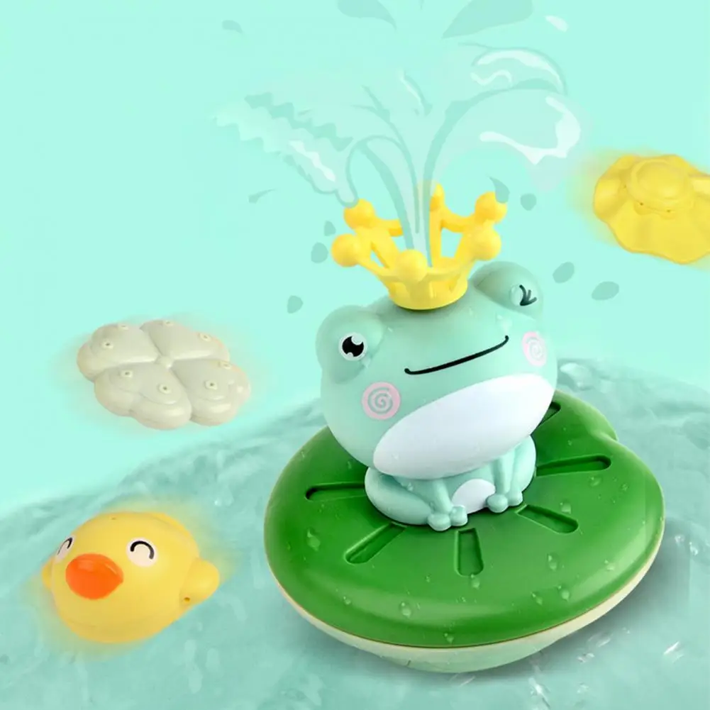 

Cute Baby Bath Toys Bathroom Play Water Spraying Tool Cartoon Frog Shape Waterproof Durable Baby Water Spray Sprinkler Toy