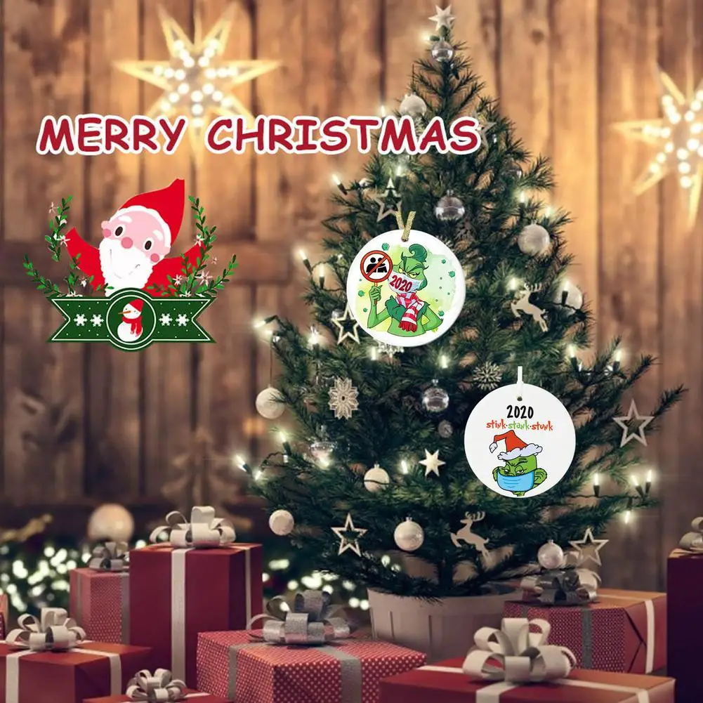 2020 карантин Рождественский орнамент Гринч без неприятного запаха воняло с