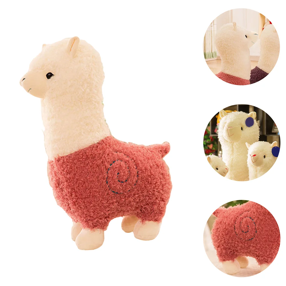 

1pc Alpaca Appearance Plush Kids Cartoon Doll Plush Decorative Pillow