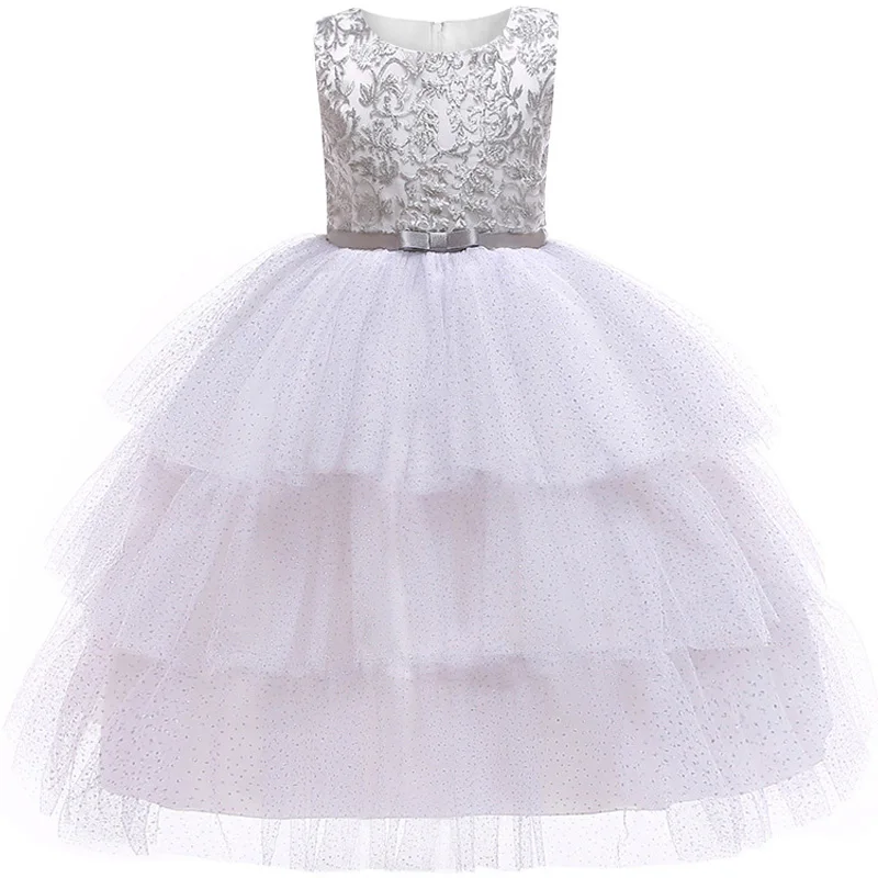 Christmas Baby Girls Princess Dress Kids Wedding Party Dresses Toddler Children Clothing Embroidery Flower Ball Gown Vestidos | Детская