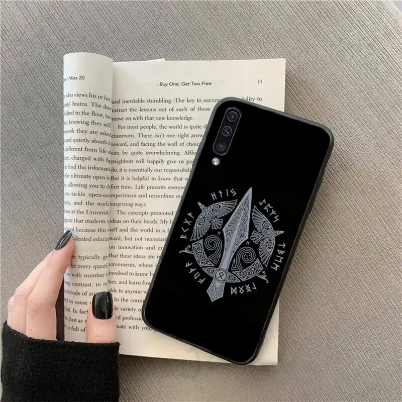 

Viking Vegvisir Odin Nordic Phone Case For Samsung galaxy S 9 10 20 A 10 21 30 31 40 50 51 71 s note 20 j 4 2018 plus