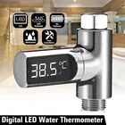 Цифровой светодиодный дисплей, измеритель температуры воды, умный смеситель для душа для кухни, ванной