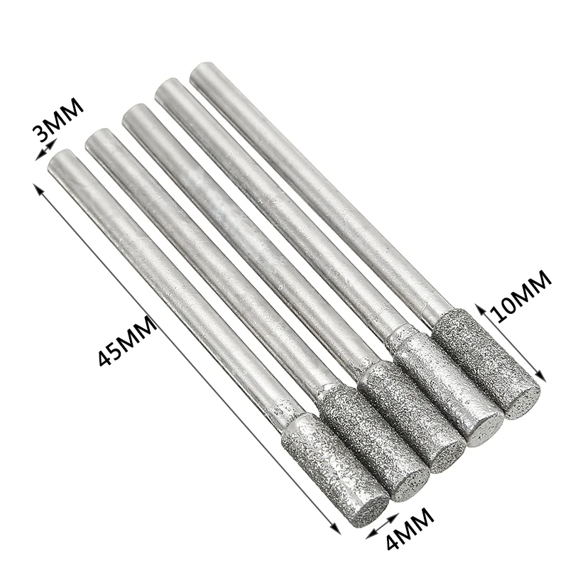 5 шт./компл. алмазные гравировальные стержни шлифовальные сверла режущая головка