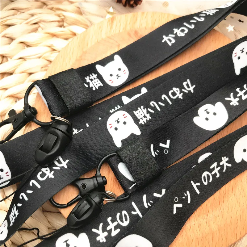 Веревка для телефона Kawaii dog cat Lanyards веревка ключей ID карт ремни в тренажерном зале