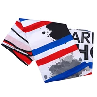 waterproof hairdressing cape striped hair cutting apron cloak hair treatments gown for barber shop home