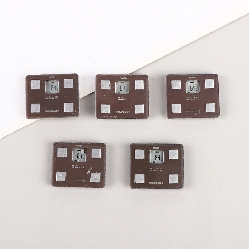

5pcs 1/12 Dollhouse Miniature Weigh Scale Simulation Weight Balance Model Toys for Doll House Decoration Miniature Accessories
