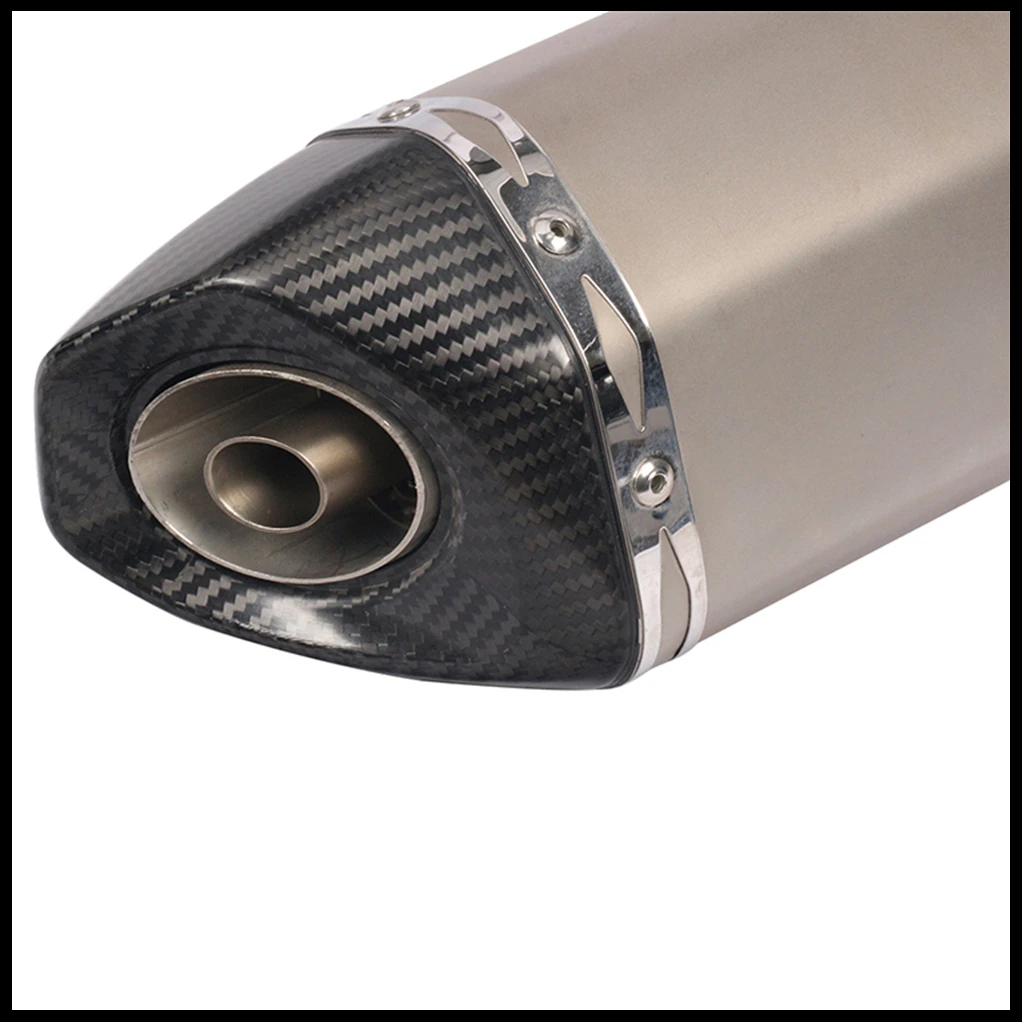 Универсальный мотоцикл Akrapovic выхлопной модифицированный глушитель для KAWASAKI ZX-6R Ninja 400 GSR600 FZ6 MT07 R3 RC 390 ATV Dirt Pit Bike
