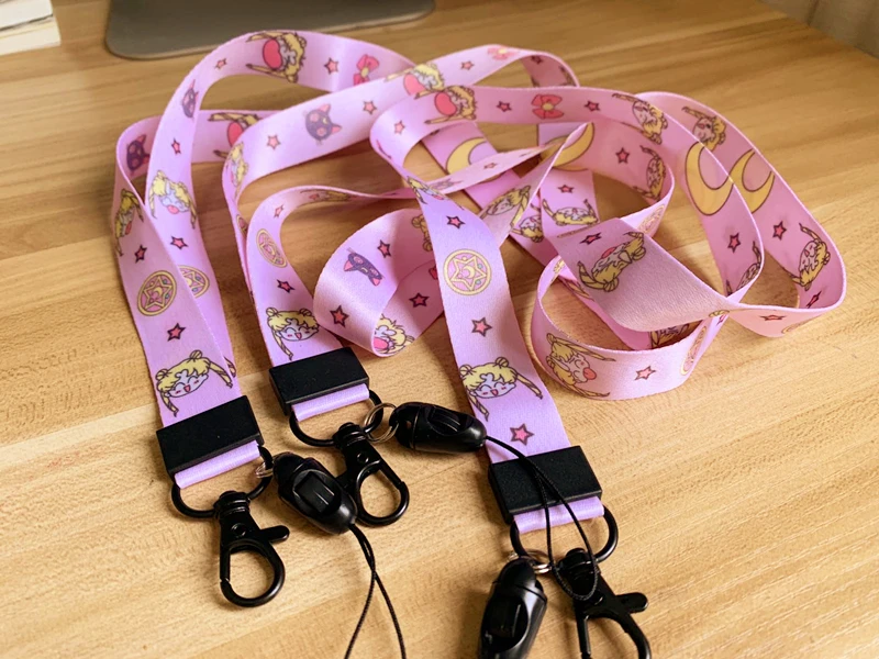 Аниме Сейлор Мун мультфильм Цукино Усаги кошка луна принт шейный ремешок для