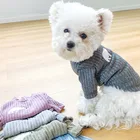 Теплая рубашка для собаки, зимние толстовки с котом, пуловер с круглым вырезом, толстовка с капюшоном, пальто для маленького размера, свитшот, нижняя рубашка
