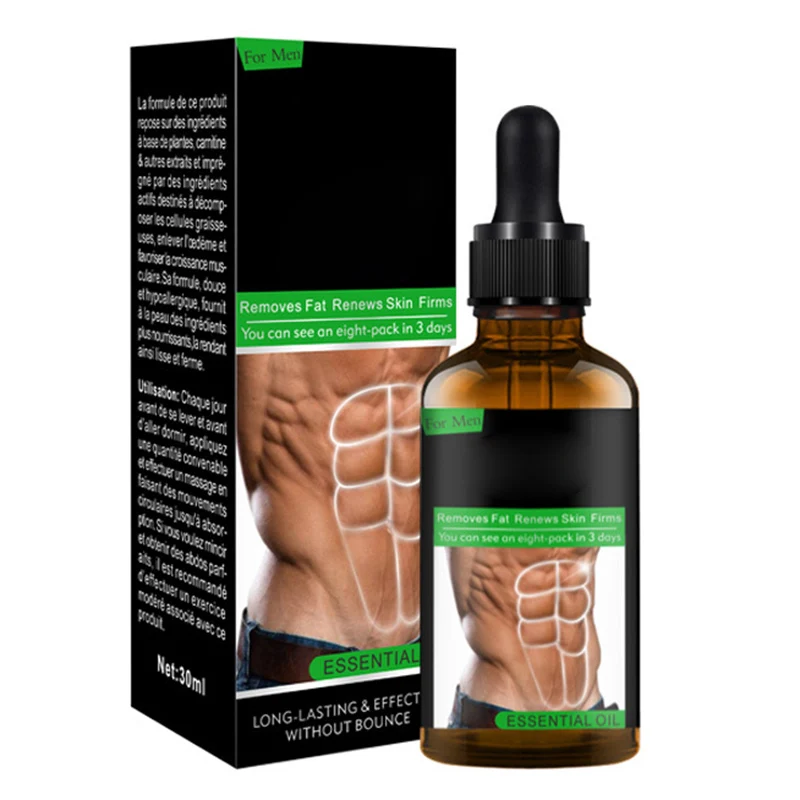 Крем для брюшных мышц эфирное масло мужчин 30 мл жир тела гель снижения жира