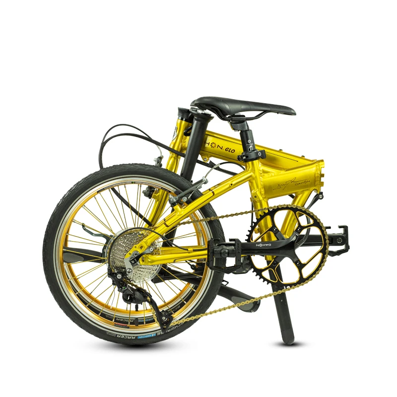 Складной велосипед Dahon KAA014 KAA004 30th Юбилей цвета: золотистый серебристый Shimano 105 11