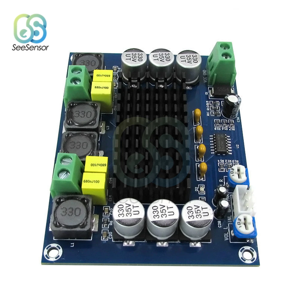 2*120 Вт TPA3116D2 двухканальный стерео высокой мощности цифровой аудио усилитель