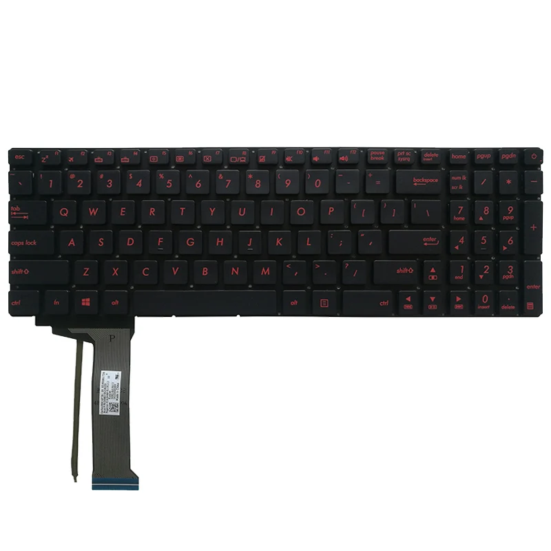 Клавиатура для ноутбука с подсветкой США ASUS GL551 GL551J GL551JK GL551JM GL551JW GL551JX