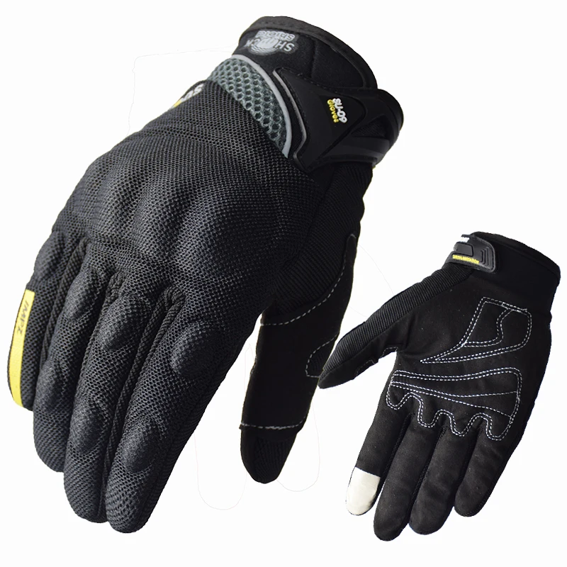 

Breathable Mesh With Hole Motorcycle Gloves Non-Slip Touch Function Scooter Gloves Motocross Summer Motorcycle Accessories