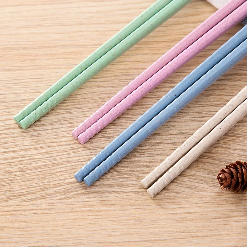 Пшеничная солома китайские палочки для еды длинные Палочки Посуда многоразовые