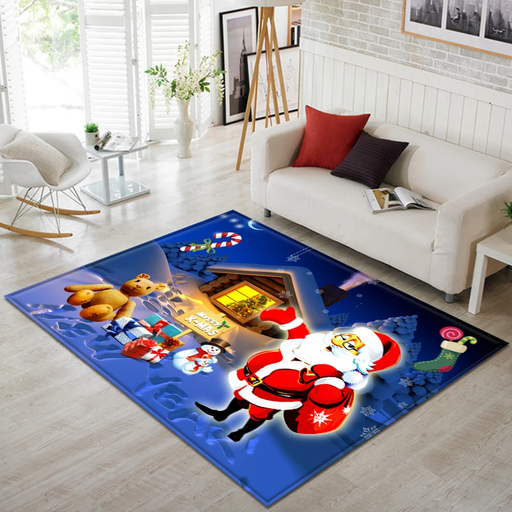 Ковер для гостиной с рождественским принтом Детский ковер украшение детской