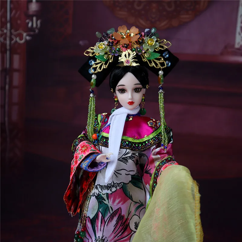 Коллекционные китайские куклы в стиле древней девочки 1/6 кукла BJD с 12 суставами