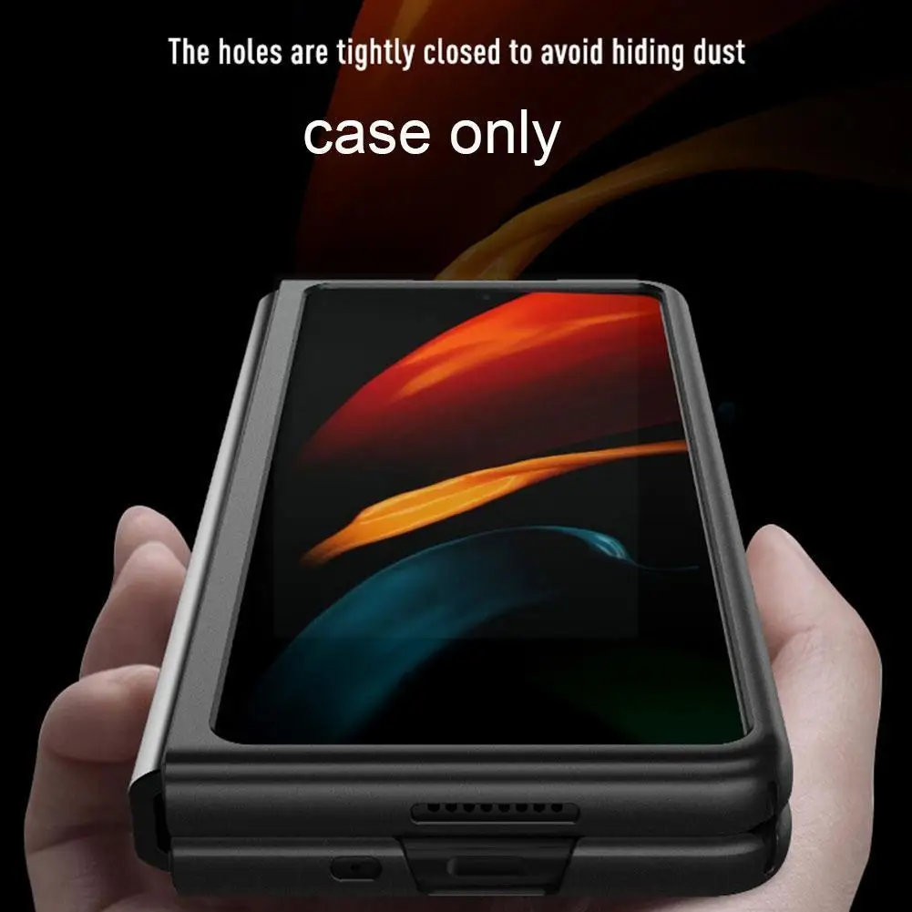 Кожаный чехол для телефона Z Fold 3 5g 2 из углеродного волокна Fold3 Full Protector Capa S5r9 |