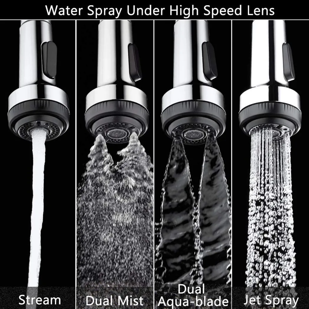 

Replacement Spray Head Shower Tool 4 Settings ABS Accessories Mixer Tap