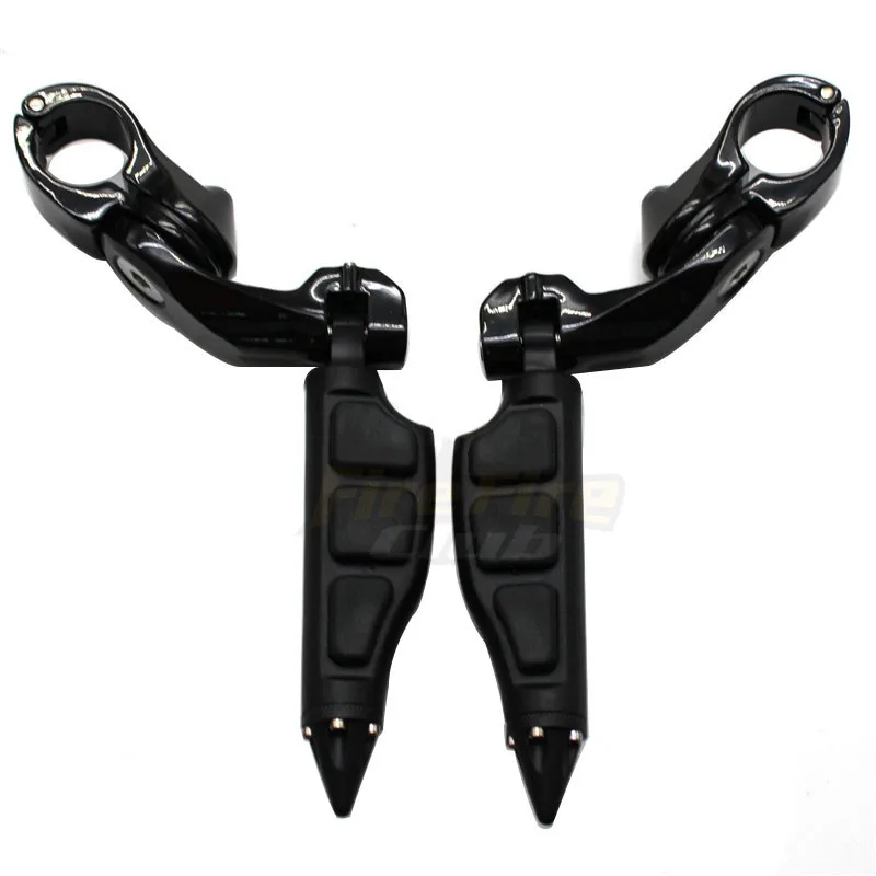Motorcycle Short Angled Adjustable Highway Footpeg Mount Kit Footrest For Honda Suzuki Harley Kawasaki | Автомобили и мотоциклы