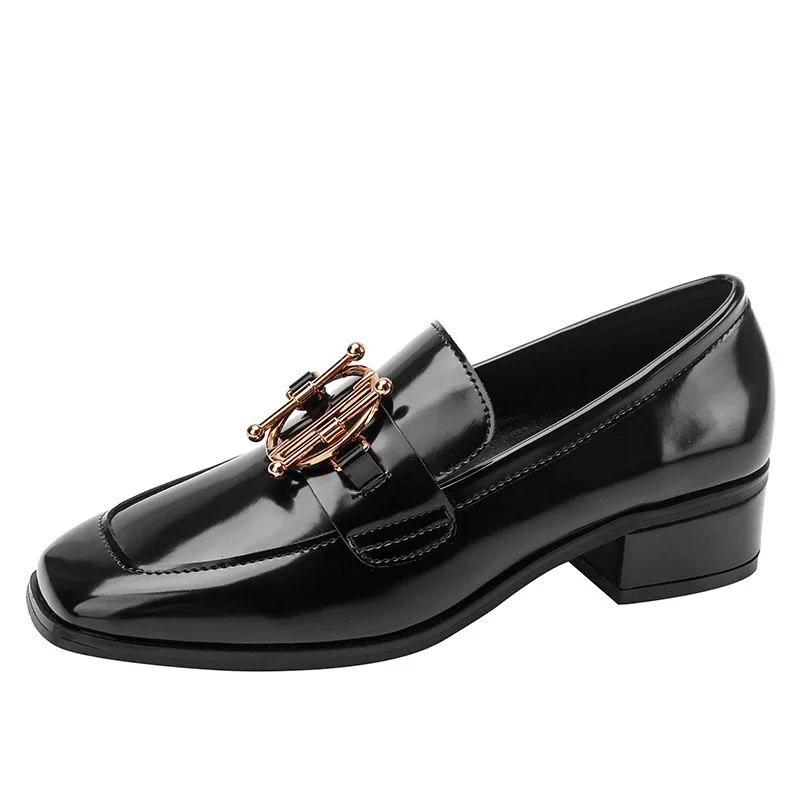 

New Classic Women's Shoes Retro Casual Women's Loafers Thick Heel Winter Women's Boat Shoes Zapatillas Mujer Female Sneakers