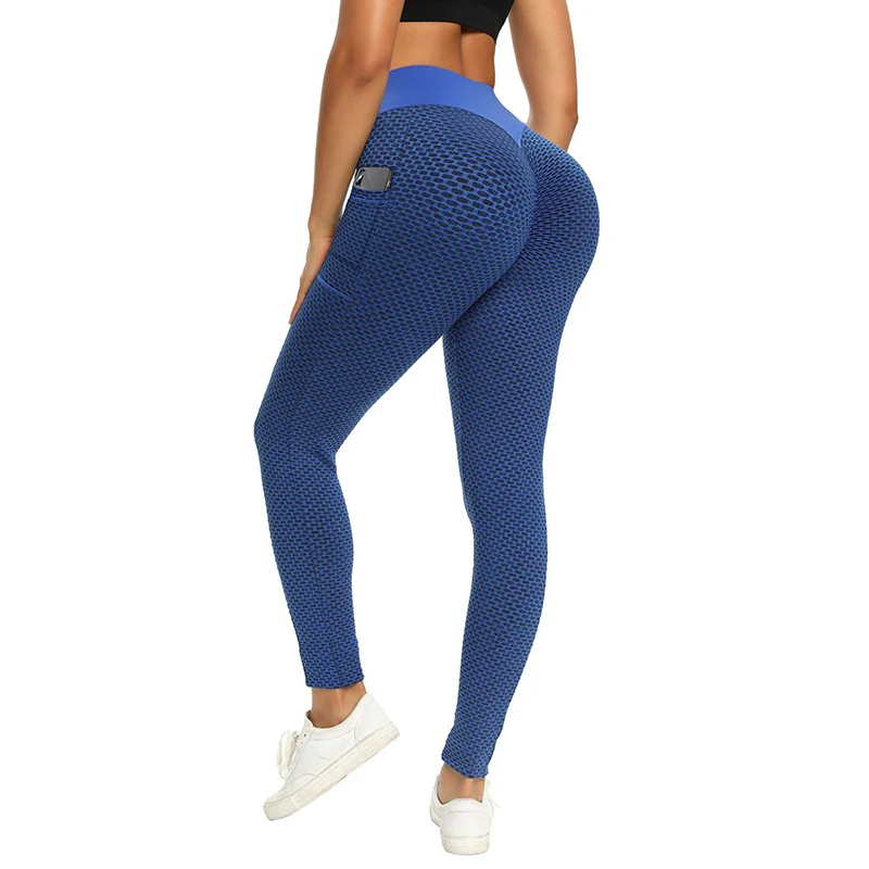 Seamless Leggings Sexy Fitness Push Up Leggings Women Gym High Waist Pants Honeycomb Pocket Exercise Workout Legging