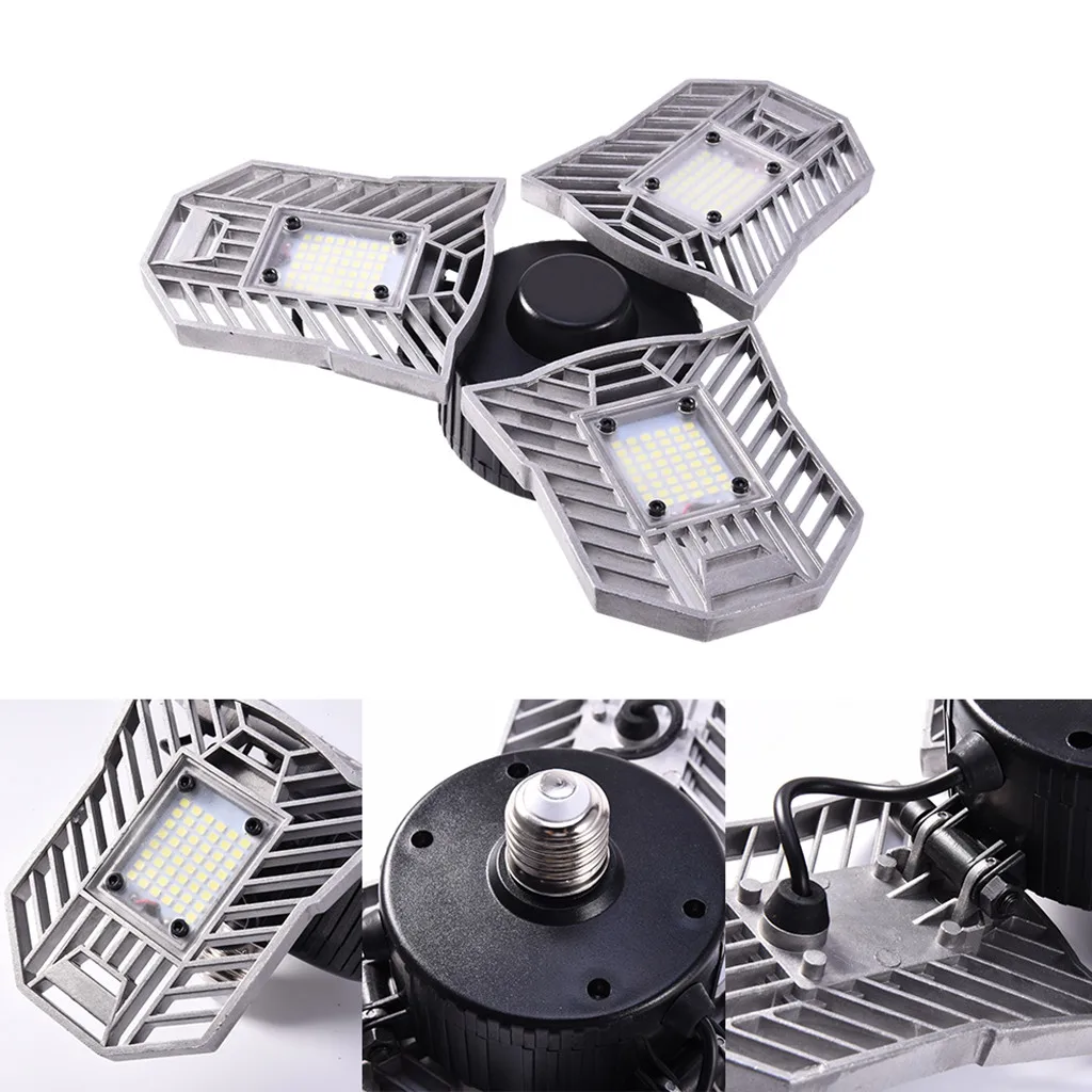

1 Pcs LED Garage Light Industrial Mining Light For Home Garage Factory Shopping Mall Ball Playground 360 Rotation 110-240V